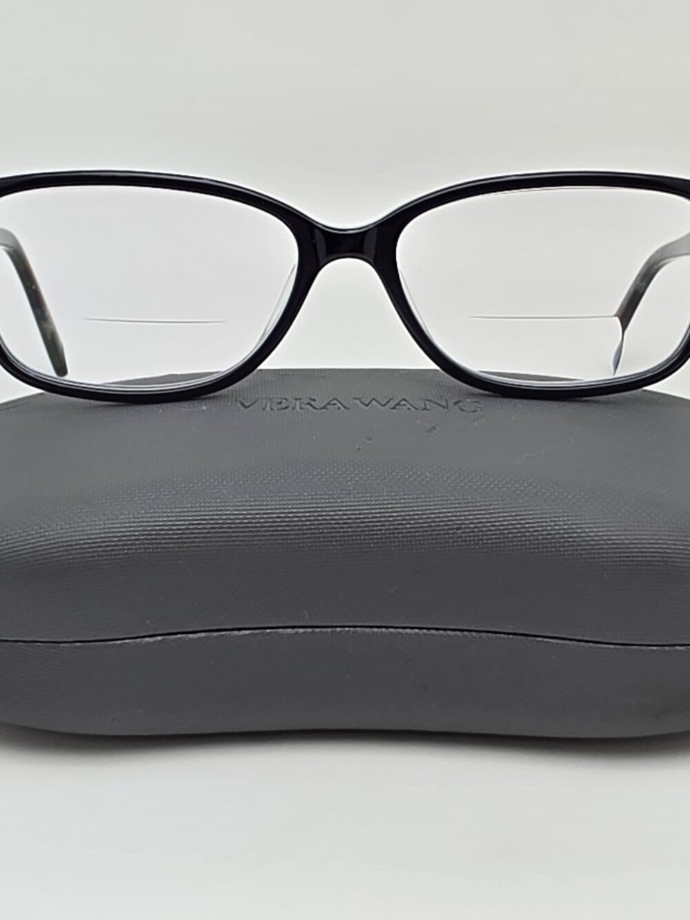 Vera Wang V909 NV Navy Rhinestone Eyeglasses Frame w/ Flexhinge and Case 52mm
